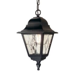 Пендел Elstead Blk NR9-BLK за градина и двор