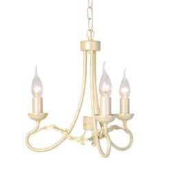 Златен полилей Elstead Ivory-gold OV3-IVORY-GOLD за дневна
