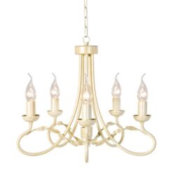 Златен полилей Elstead Ivory-gold OV5-IVORY-GOLD за хол