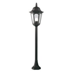 Черен градински стълб Elstead Black PR5-BLACK за фасада и вход