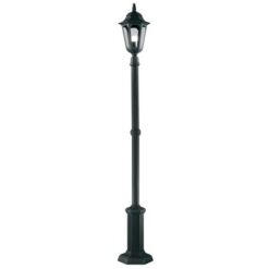 Черен градински стълб Elstead Black PR6-BLACK за градина и двор