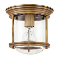 Плафон за баня ELSTEAD QN-HADRIAN-MINI-F-BR-CLEAR HADRIAN MINI