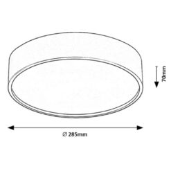 LED фасаден плафон със сензор за движение RABALUX 75012 LARCIA - Image 4