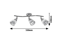 Спот RABALUX MARTHA 5017 E14, 3X40W - Image 3