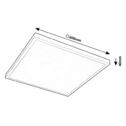 LED панел за външен монтаж RABALUX 71078 DAMEK 2 - Image 5