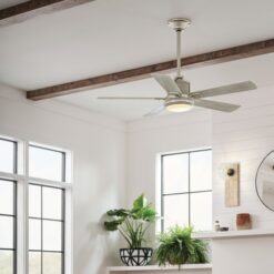 LED вентилатор ELSTEAD KLF-COLERNE-52-BN COLERNE 10W 3000K FAN BRUSHED NICKEL - Image 4