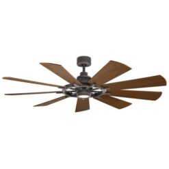 LED вентилатор Elstead Klf-gentry-65-wz KLF-GENTRY-65-WZ за таванен монтаж в дома