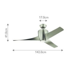 LED вентилатор ELSTEAD KLF-PHREE-56-BN PHREE 10W 3000K FAN BRUSHED NICKEL - Image 6