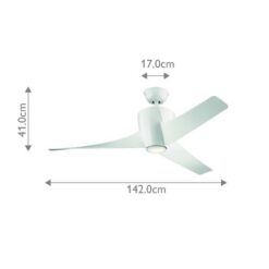 LED вентилатор ELSTEAD KLF-PHREE-56-WHT PHREE 10W 3000K FAN WHITE - Image 5