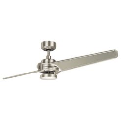 Никел LED вентилатор Elstead Klf-xety-56-bn KLF-XETY-56-BN за дневна или спалня