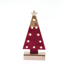 Златно LED осветително тяло ACA Lighting Christmas X061011209 за интериорно осветление