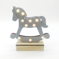Сиво LED осветително тяло ACA Lighting Christmas X061011239 за дома