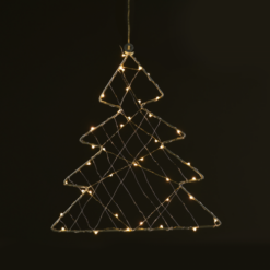 Бяло LED осветително тяло ACA Lighting Christmas X064014250 за дома
