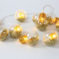 Златно LED осветително тяло ACA Lighting Christmas X07101137 за интериорно осветление