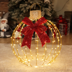 Златно LED осветително тяло ACA Lighting Christmas X0712814102 за интериорно осветление