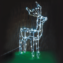 Бяло LED осветително тяло ACA Lighting Christmas X0810024241 за дома