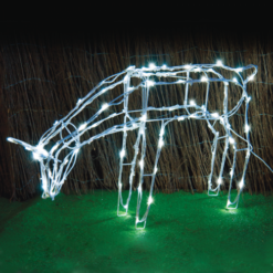 Бяло LED осветително тяло ACA Lighting Christmas X0810024242 за дома