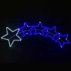 Бяло LED осветително тяло ACA Lighting Christmas X081441620 за интериорно осветление