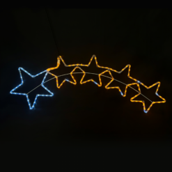 Бяло LED осветително тяло ACA Lighting Christmas X081442920 за дома