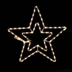 Бяло LED осветително тяло ACA Lighting Christmas X0818131 за интериорно осветление