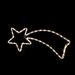 Бяло LED осветително тяло ACA Lighting Christmas X081817117 за интериорно осветление