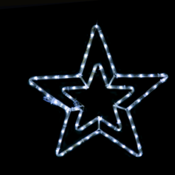 Бяло LED осветително тяло ACA Lighting Christmas X08182116 за интериорно осветление