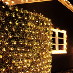 Бяло LED осветително тяло ACA Lighting Christmas X08240111 за интериорно осветление