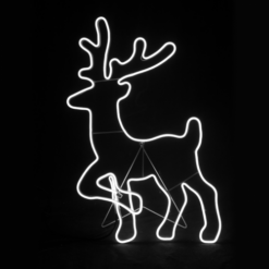 Бяло LED осветително тяло ACA Lighting Christmas X085002414 за дома