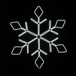 Бяло LED осветително тяло ACA Lighting Christmas X0860014111 за дома