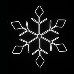 Бяло LED осветително тяло ACA Lighting Christmas X0860024111 за дома
