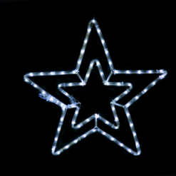 Бяло LED осветително тяло ACA Lighting Christmas X087222316 за интериорно осветление