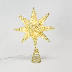 Златно LED осветително тяло ACA Lighting Christmas X112011271 за интериорно осветление