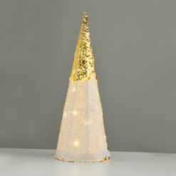 Бяло LED осветително тяло ACA Lighting Christmas X1124118 за дома