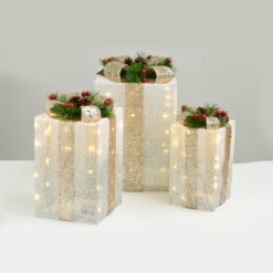 Бяло LED осветително тяло ACA Lighting Christmas X11901116 за дома