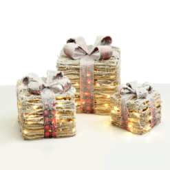 Черно LED осветително тяло ACA Lighting Christmas X1190112 за дома