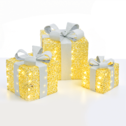 Златно LED осветително тяло ACA Lighting Christmas X1190115 за осветление в дома