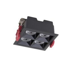 LED луна за вграждане NOWODVORSKI 10064 MIDI LED BLACK 16W 4000K