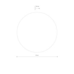 LED аплик NOWODVORSKI 10281 RING LED WOOD M - Image 2