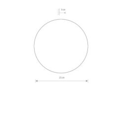 LED аплик NOWODVORSKI 10315 RING LED CHOCOLATE S - Image 2