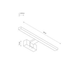 LED аплик за баня NOWODVORSKI 10681 CEZANNE LED M CHROME 4000K - Image 10