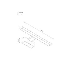LED аплик за баня NOWODVORSKI 10683 CEZANNE LED S WHITE 4000K - Image 6