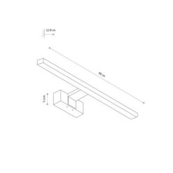 LED аплик за баня NOWODVORSKI 10685 CEZANNE LED L WHITE 4000K - Image 10