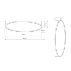 LED аплик NOWODVORSKI 10815 CIRCOLO LED M 3000K - Image 9