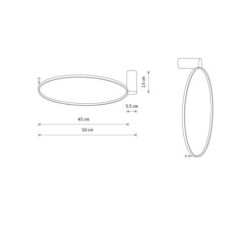 LED аплик NOWODVORSKI 10930 CIRCOLO LED S 4000K - Image 5