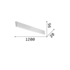 LED аплик IDEAL LUX 268071 LINUS AP BK 4000K - Image 3