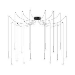 LED пендел IDEAL LUX 284002 LUCCIOLA SP16 BLACK