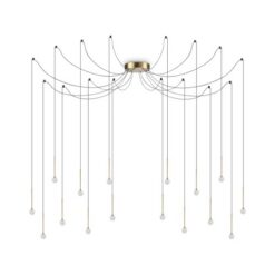 LED пендел IDEAL LUX 284019 LUCCIOLA SP16 BRASS