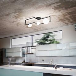 Плафон IDEAL LUX 284286 ANGOLO PL3 BLACK - Image 2