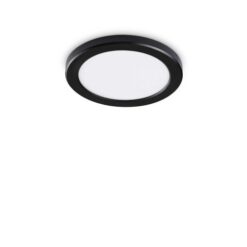 LED панел за вграждане IDEAL LUX 290775 AURA PL ROUND 3000K BLACK