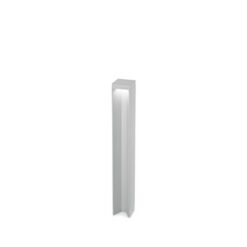 Сив LED градински стълб Ideal Lux Kurt 294032 за фасада и вход